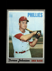 1970 DERON JOHNSON TOPPS #125 PHILLIES *R6119