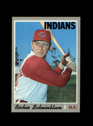 1970 RICHIE SCHEINBLUM TOPPS #161 INDIANS *R6141