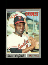 1970 DON BUFORD TOPPS #428 ORIOLES *R6149