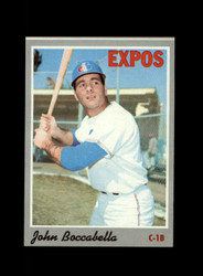 1970 JOHN BOCCABELLA TOPPS #19 EXPOS *R6262