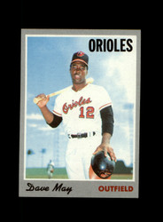 1970 DAVE MAY TOPPS #81 ORIOLES *R6357