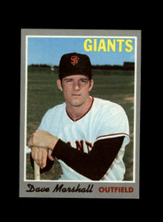 1970 DAVE MARSHALL TOPPS #58 GIANTS *R6406