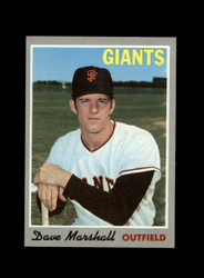 1970 DAVE MARSHALL TOPPS #58 GIANTS *R6415