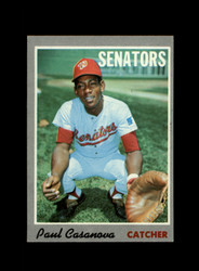 1970 PAUL CASANOVA TOPPS #84 SENATORS *R8131