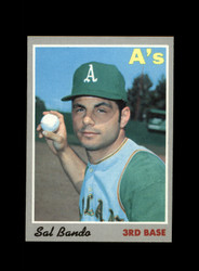 1970 SAL BANDO TOPPS #120 A'S *R8183