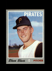 1970 STEVE BLASS TOPPS #396 PIRATES *R8226