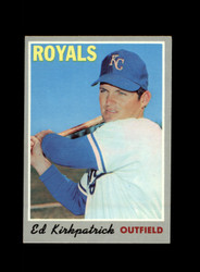 1970 ED KIRKPATRICK TOPPS #165 ROYALS *R8387