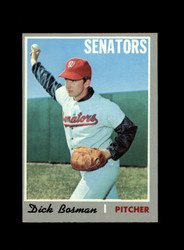 1970 DICK BOSMAN TOPPS #175 SENATORS *R8470