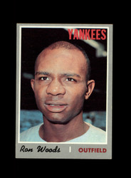 1970 RON WOODS TOPPS #253 YANKEES *R8479