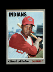 1970 CHUCK HINTON TOPPS #27 INDIANS *G1255