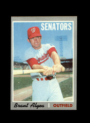 1970 BRANT ALYEA TOPPS #303 SENATORS *G1590