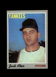 1970 JACK AKER TOPPS #43 YANKEES *G2564