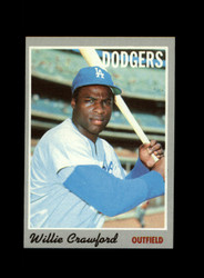 1970 WILLIE CRAWFORD TOPPS #34 DODGERS *G2824