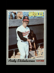 1970 ANDY ETCHEBARREN TOPPS #213 ORIOLES *G5703