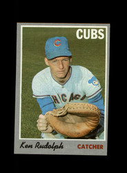 1970 KEN RUDOLPH TOPPS #46 CUBS *G6524