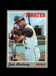 1970 JOSE MARTINEZ TOPPS #8 PIRATES *G8911