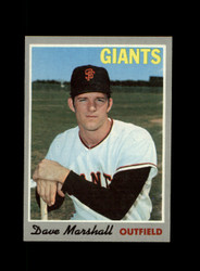 1970 DAVE MARSHALL TOPPS #58 GIANTS *G8974