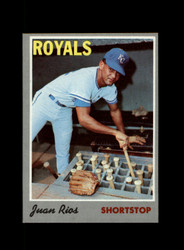 1970 JUAN RIOS TOPPS #89 ROYALS *0784