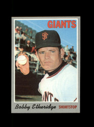 1970 BOBBY ETHERIDGE TOPPS #107 GIANTS *2390