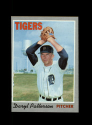 1970 DARYL PATTERSON TOPPS #592 TIGERS *3359