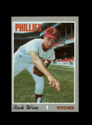 1970 RICK WISE TOPPS #605 PHILLIES *3399