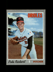 1970 PETE RICHERT TOPPS #601 ORIOLES *3402