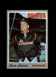 1970 LUM HARRIS TOPPS #86 BRAVES *3561