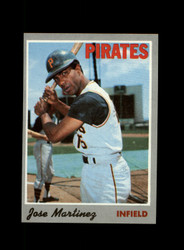 1970 JOSE MARTINEZ TOPPS #8 PIRATES *6384