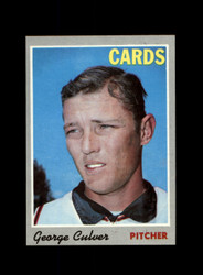 1970 GEORGE CULVER TOPPS #92 CARDINALS *9686