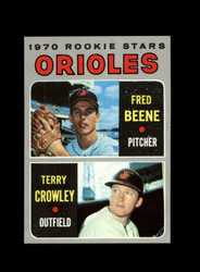 1970 BEENE CROWLEY TOPPS #121 ORIOLES *R2032