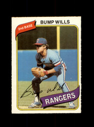 1980 BUMP WILLS O-PEE-CHEE #373 RANGERS *R3191