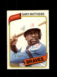 1980 GARY MATTHEWS O-PEE-CHEE #186 BRAVES *R3487