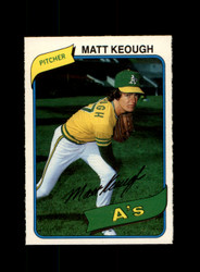 1980 MATT KEOUGH O-PEE-CHEE #74 A'S *R5810