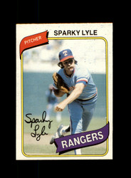 1980 SPARKY LYLE O-PEE-CHEE #62 RANGERS *R6079