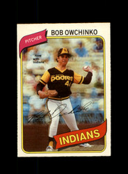 1980 BOB OWCHINKO O-PEE-CHEE #44 INDIANS *R6750