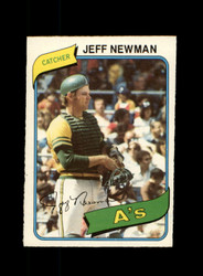 1980 JEFF NEWMAN O-PEE-CHEE #18 A'S *R6972