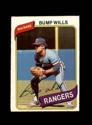 1980 BUMP WILLS O-PEE-CHEE #373 RANGERS *R8653