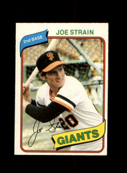 1980 JOE STRAIN O-PEE-CHEE #280 GIANTS *R8655