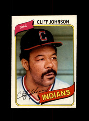 1980 CLIFF JOHNSON O-PEE-CHEE #321 INDIANS *R8660