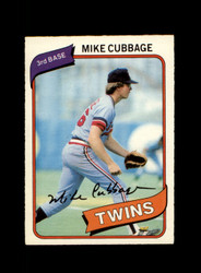 1980 MIKE CUBBAGE O-PEE-CHEE #262 TWINS *R8677