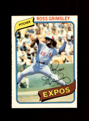 1980 ROSS GRIMSLEY O-PEE-CHEE #195 EXPOS *R8682