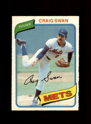 1980 CRAIG SWAN O-PEE-CHEE #1 METS *R8689