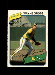 1980 WAYNE GROSS O-PEE-CHEE #189 A'S *R8706