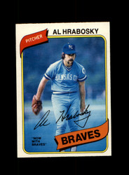 1980 AL HRABOSKY O-PEE-CHEE #306 BRAVES *R8710