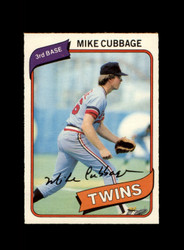 1980 MIKE CUBBAGE O-PEE-CHEE #262 TWINS *R8730