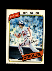 1980 RICH DAUER O-PEE-CHEE #56 ORIOLES *R8761