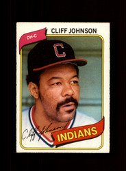 1980 CLIFF JOHNSON O-PEE-CHEE #321 INDIANS *R8784