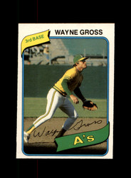 1980 WAYNE GROSS O-PEE-CHEE #189 A'S *R8792