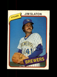 1980 JIM SLATON O-PEE-CHEE #10 BREWERS *R8793