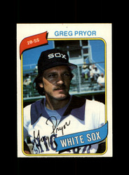 1980 GREG PRYOR O-PEE-CHEE #91 WHITE SOX *R8797